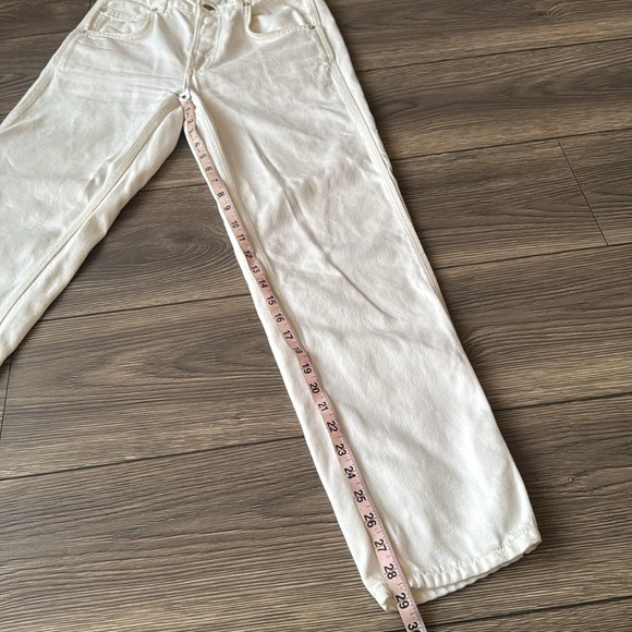 Boyish BY HER white Buttonfly denim jeans size 26 Bailey in Vertigo cut 0295 - Picture 7 of 16